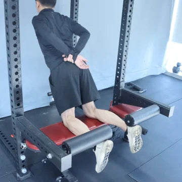 Fitness Accessories of Gym Power Rack Attachment Leg Roller Bulgarian Split Squats Single Leg Squat Roller for Home Gym
