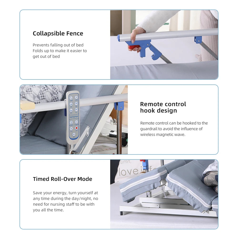 Factory Direct Turnover Multifunctional Hospital Medical Bed Turn Over Nursing Bed