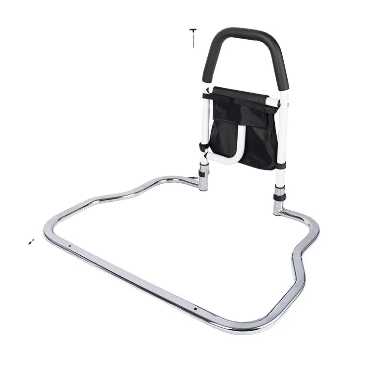 Patient Folding Walker Portable Adjustable Bed Assist Rail Walking Sticks for Disabled