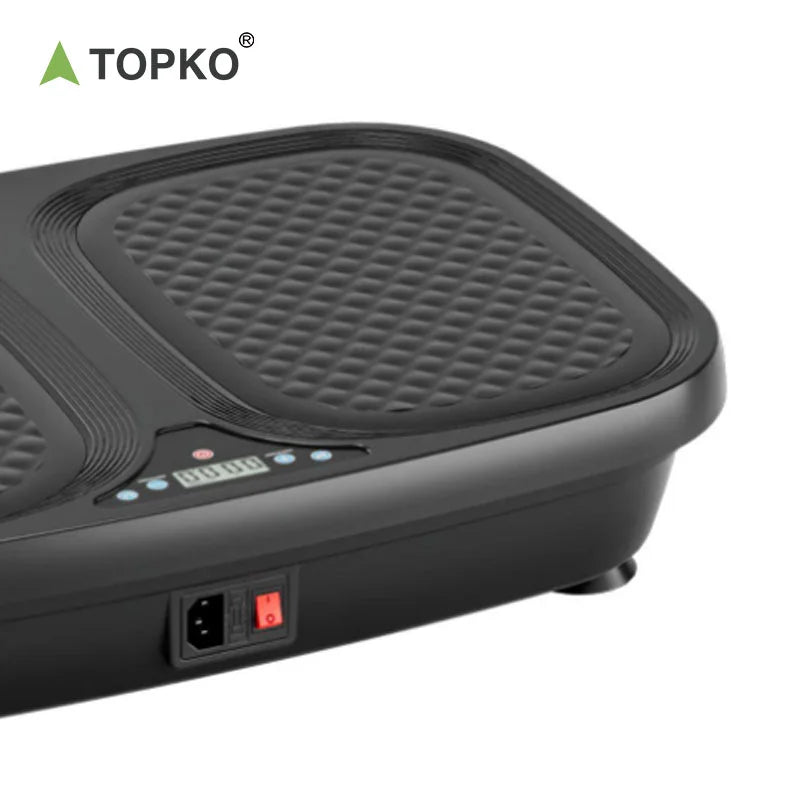 TOPKO US Warehouse Full-Body Indoor Exercise Vibrating Plate Home Fitness Machine with High-Efficiency Vibrating Platform