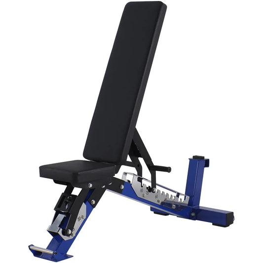 Adjustable Home Gym Metal Fitness Equipment Wholesale Foldable Dumbbell Press Flat Style for Bodybuilding Weight Training