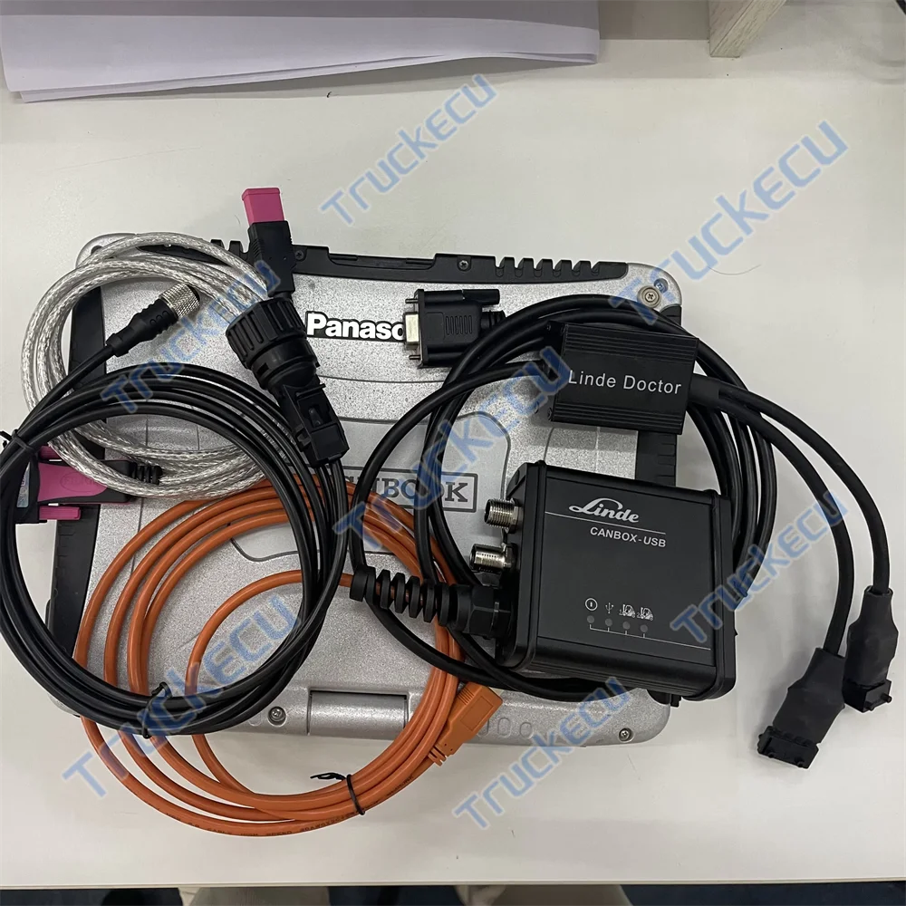 C2 Laptop for LINDE BT Canbox III Forklift Truck Diagnostic Tool Lidos 3003652503 Linde BT 3 Canbox Doctor Lsg Pathfifinder