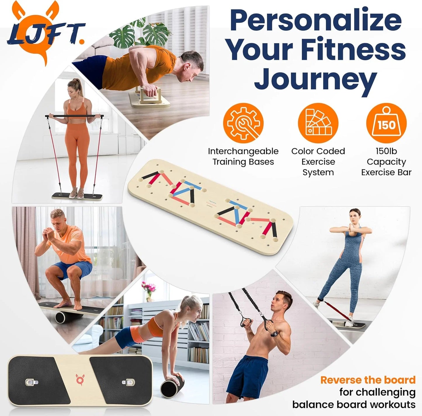 Multi-Function Fitness Wooden Push-Up Board Kit With Pilates Bar Resistance Ba Sets Foldable Stand for Sports & Entertainment