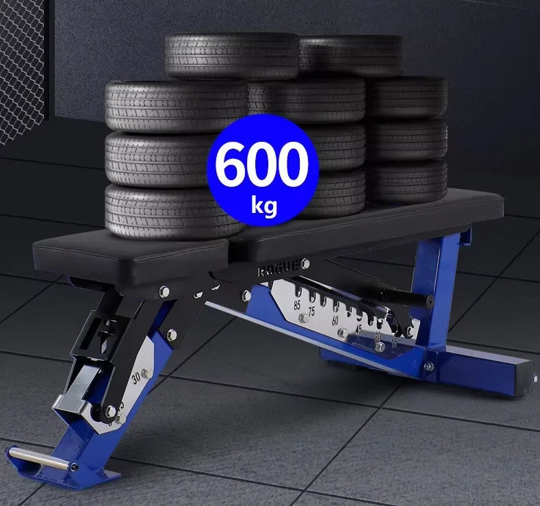 Adjustable Home Gym Metal Fitness Equipment Wholesale Foldable Dumbbell Press Flat Style for Bodybuilding Weight Training