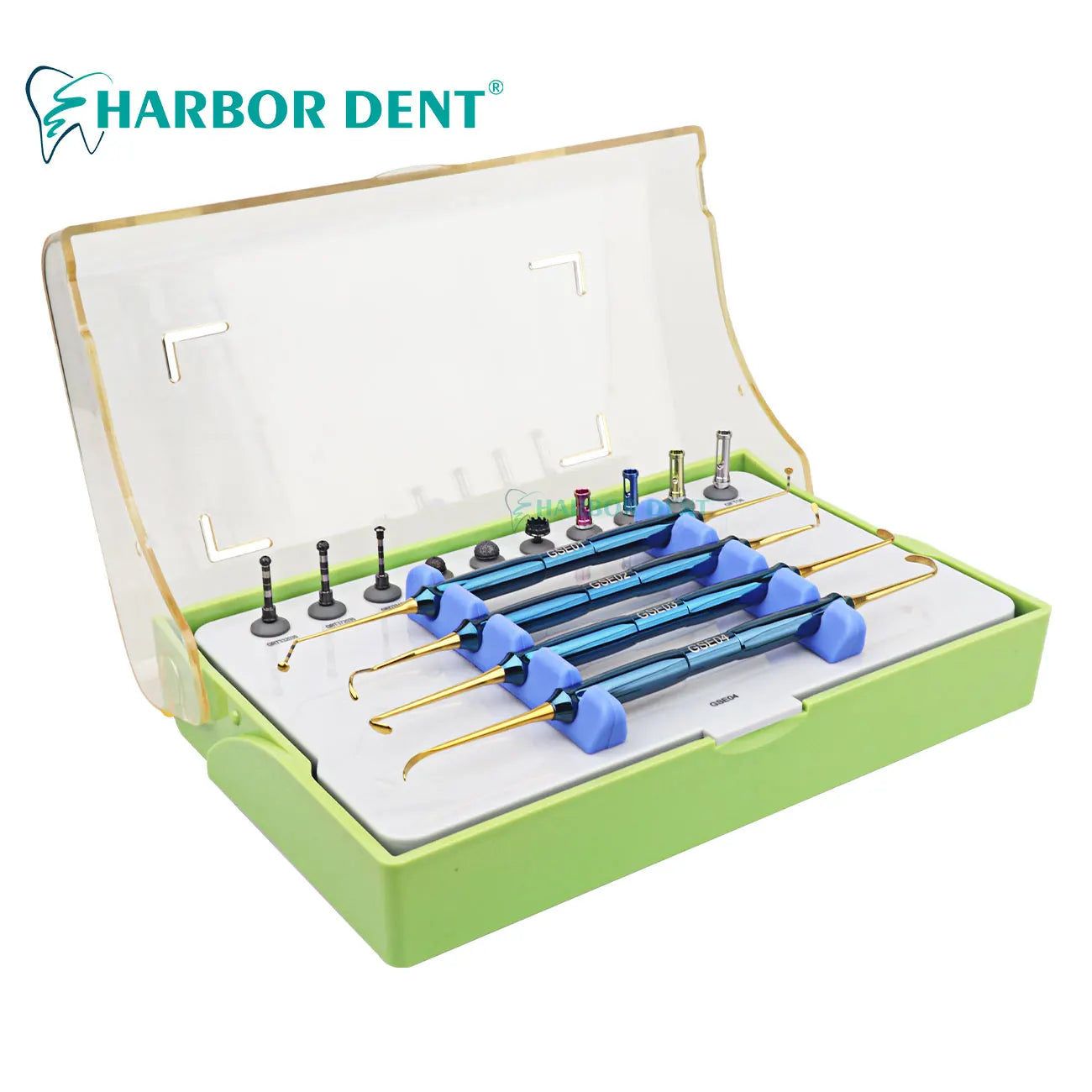 Dentium Dental Implant Kit Dask Sinus Drill Stoppers Hand Tool Instrument Set for Dentist Machinery Power Source