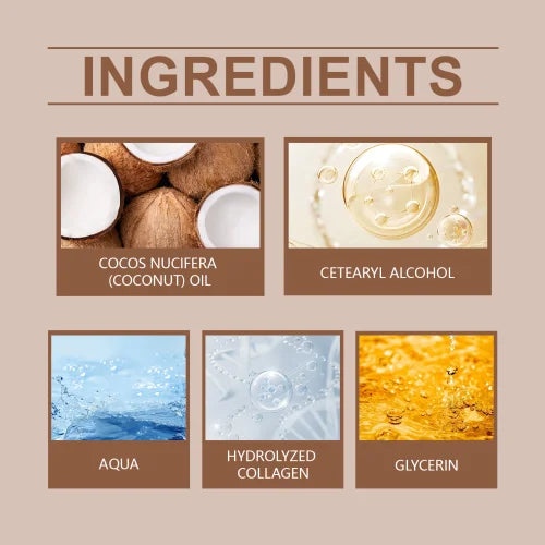 Wiyun Coconut Oil Smoothing Hair Mask Coconut Oil Smoothing Hair Mask Improves Dry Hair And Hydrates Smooth Hair