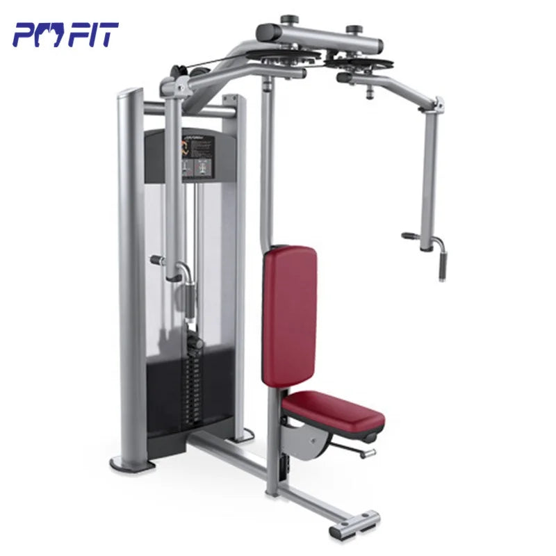 Commercial Shoulder Exercise Gym Machine Iso Lateral High Row Fitness Equipment Back Row Machine Seated Rowing Machine