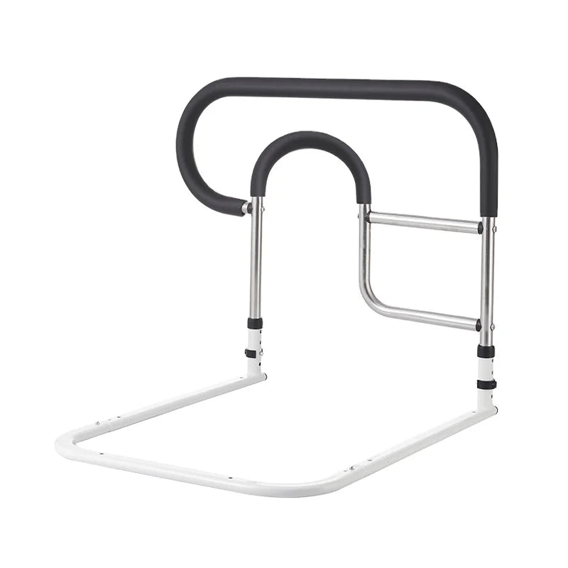 Patient Folding Walker Portable Adjustable Bed Assist Rail Walking Sticks for Disabled