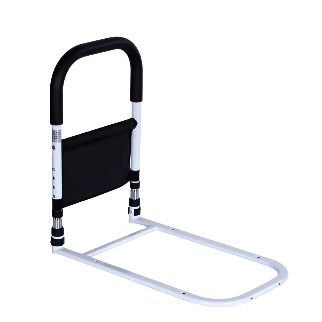 Patient Folding Walker Portable Adjustable Bed Assist Rail Walking Sticks for Disabled