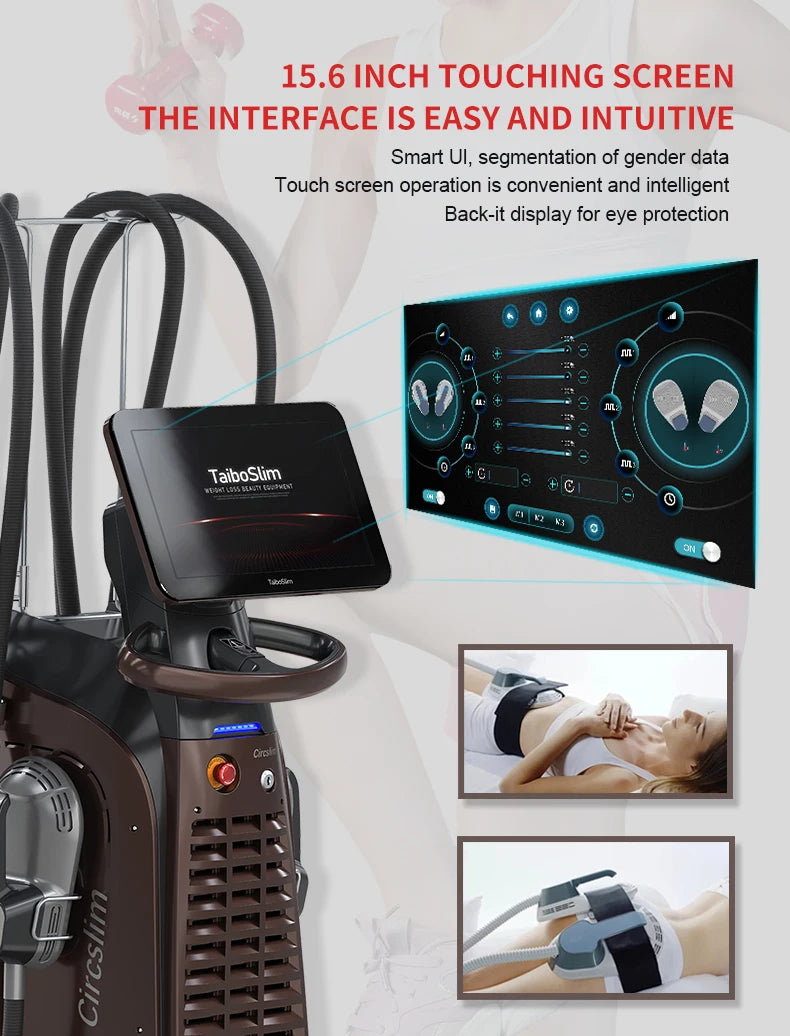 Taibo EMS Muscle Stimulator Fat Reduce Body Massager Abdominal Trainer Fitness Ems Slimming Machine
