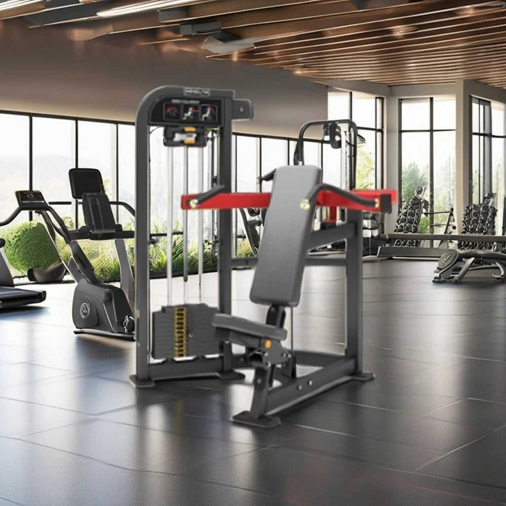 High Quality Steel Shoulder Press Gym Equipment Good Price Fitness Machines Indoor Exercise Pin Load Selection Machines