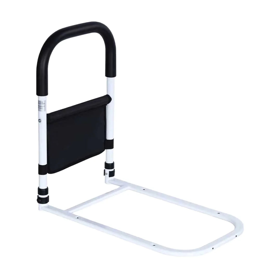 Patient Folding Walker Portable Adjustable Bed Assist Rail Walking Sticks for Disabled