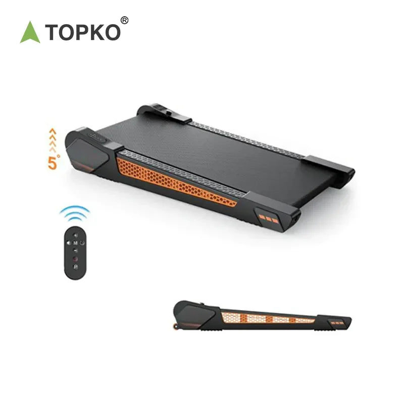 TOPKO US Warehouse Quiet Incline Treadmill for Home Exercise Portable Under Desk Treadmills for fitness