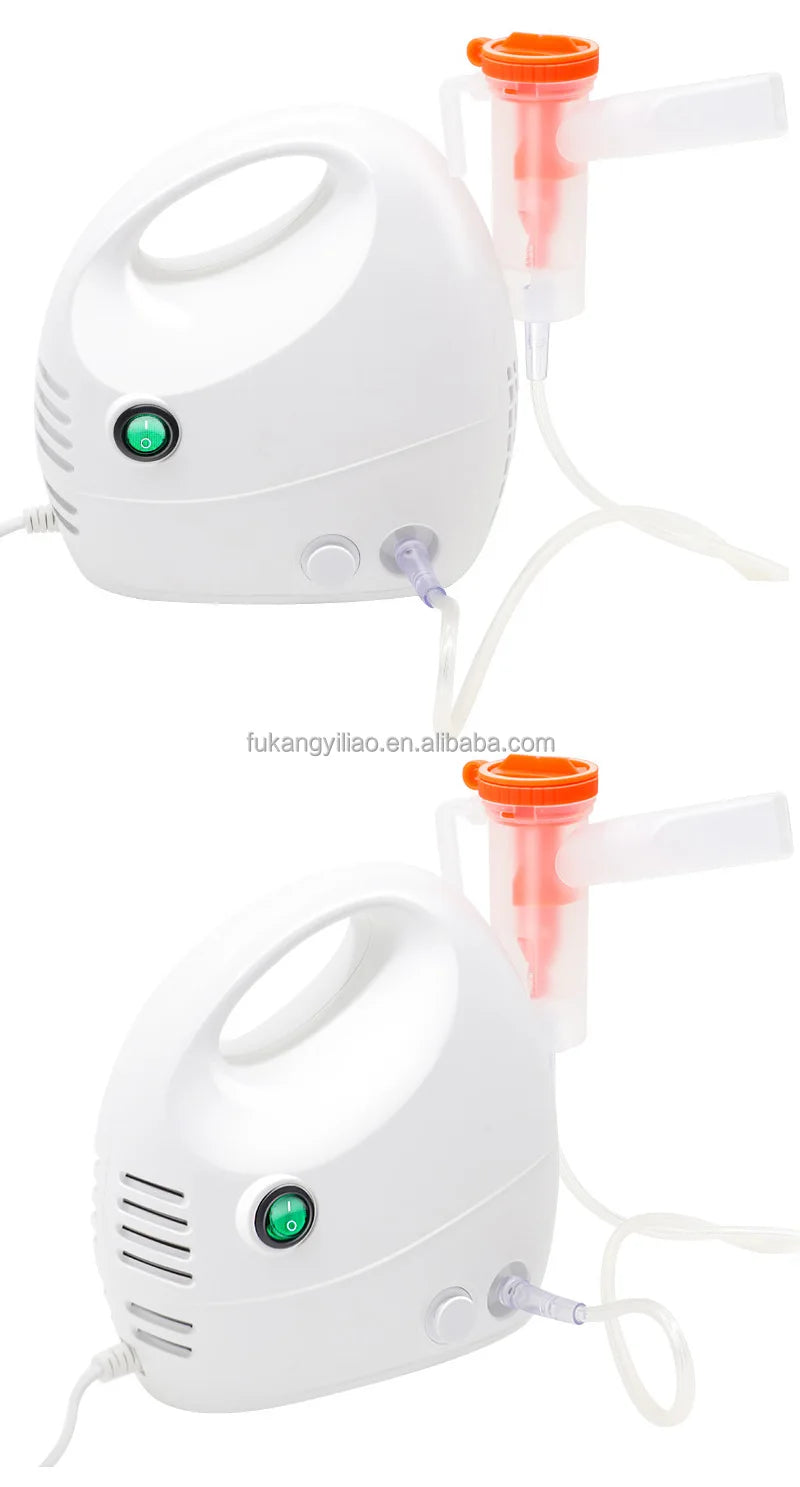 FUKANG ODM CE ISO Compressed Nebulizer Inhaler Cool Mist Atomizer Electric Power Portable for Kids Adults Home Hospital Use