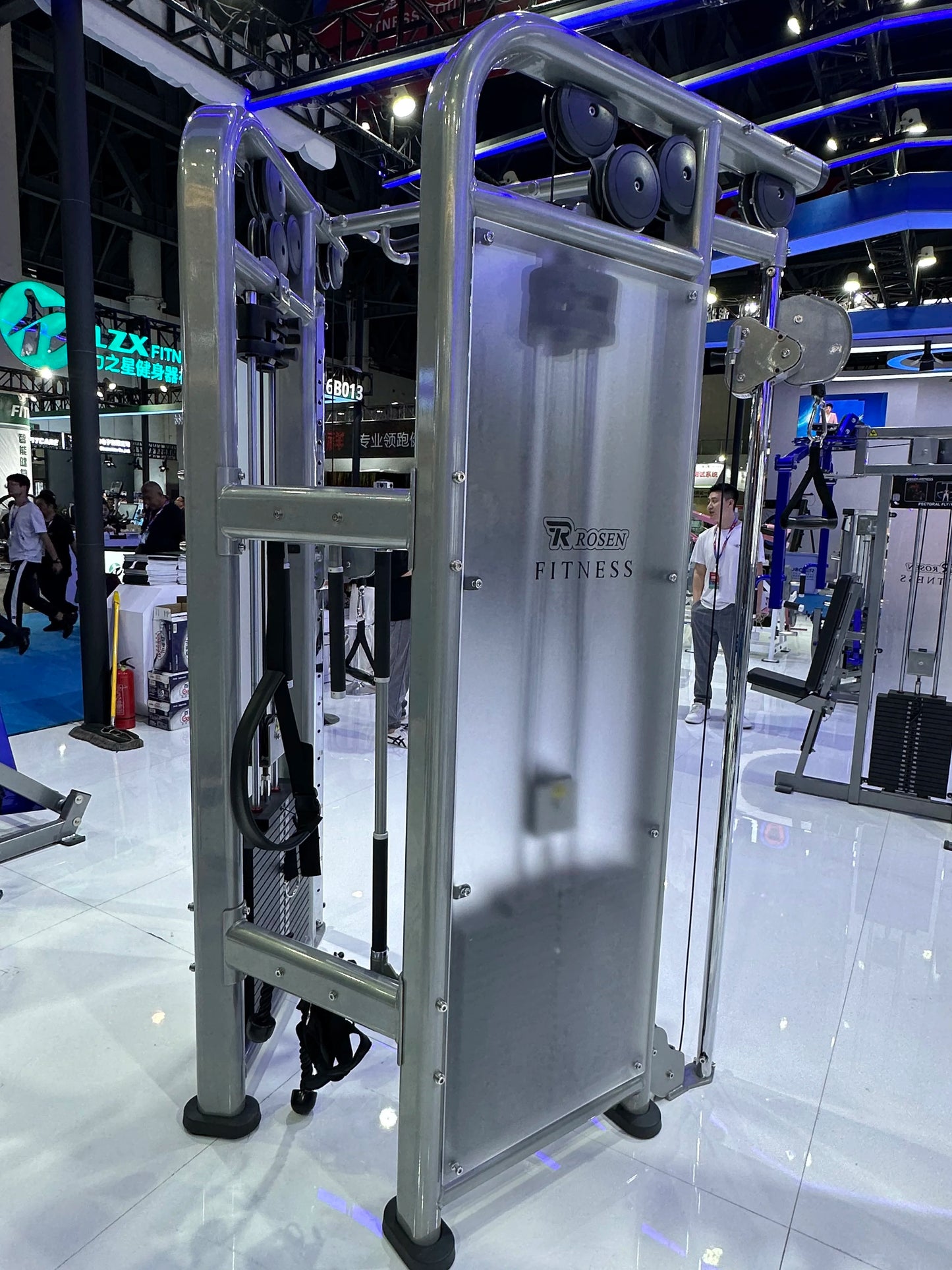 Source Factory Indoor Workout ROSEN Fitness Equipment Bodybuilding Galvanized Steel Dual Adjustable Pulley for Gym Centre