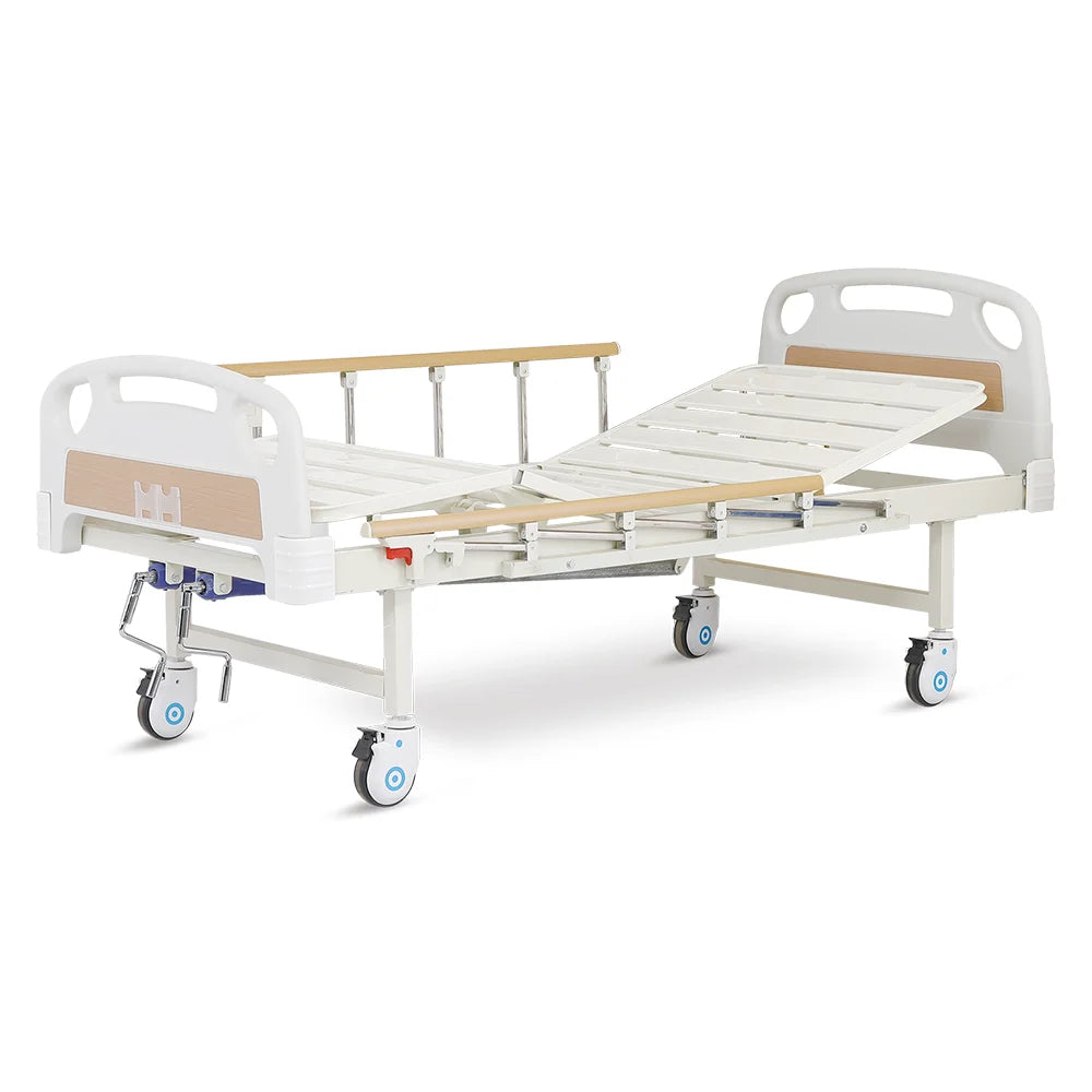 ISO CE Certificated Hospital ICU Bed Two Function Manual Hospital Furniture Medical Bed for Patient