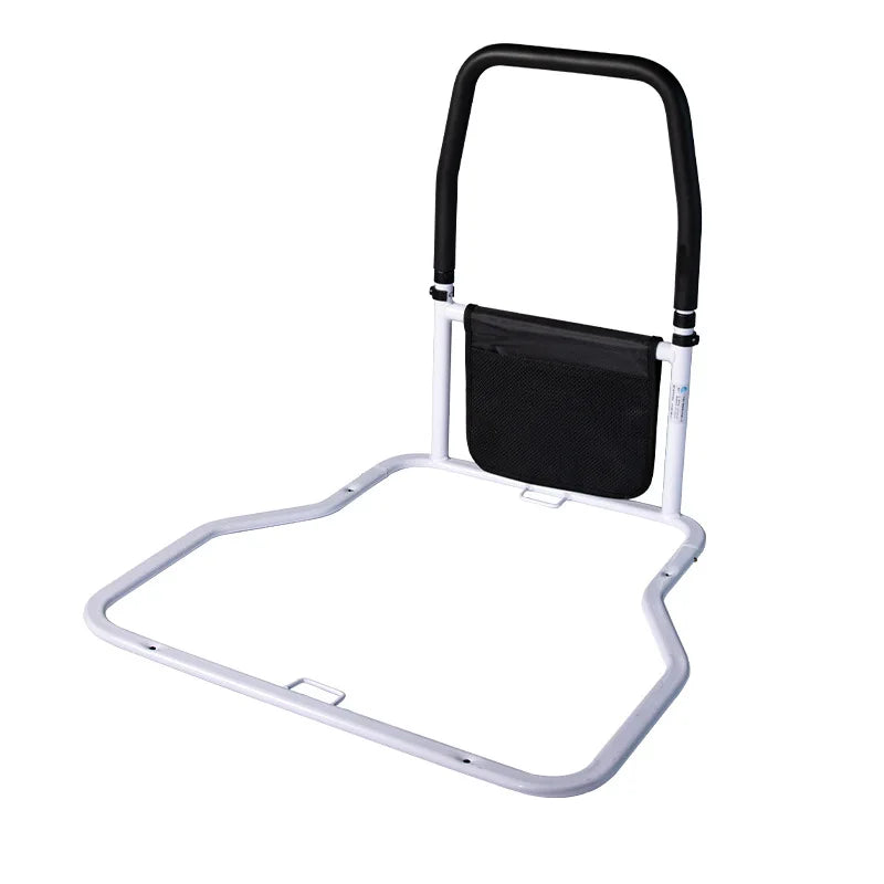 Patient Folding Walker Portable Adjustable Bed Assist Rail Walking Sticks for Disabled