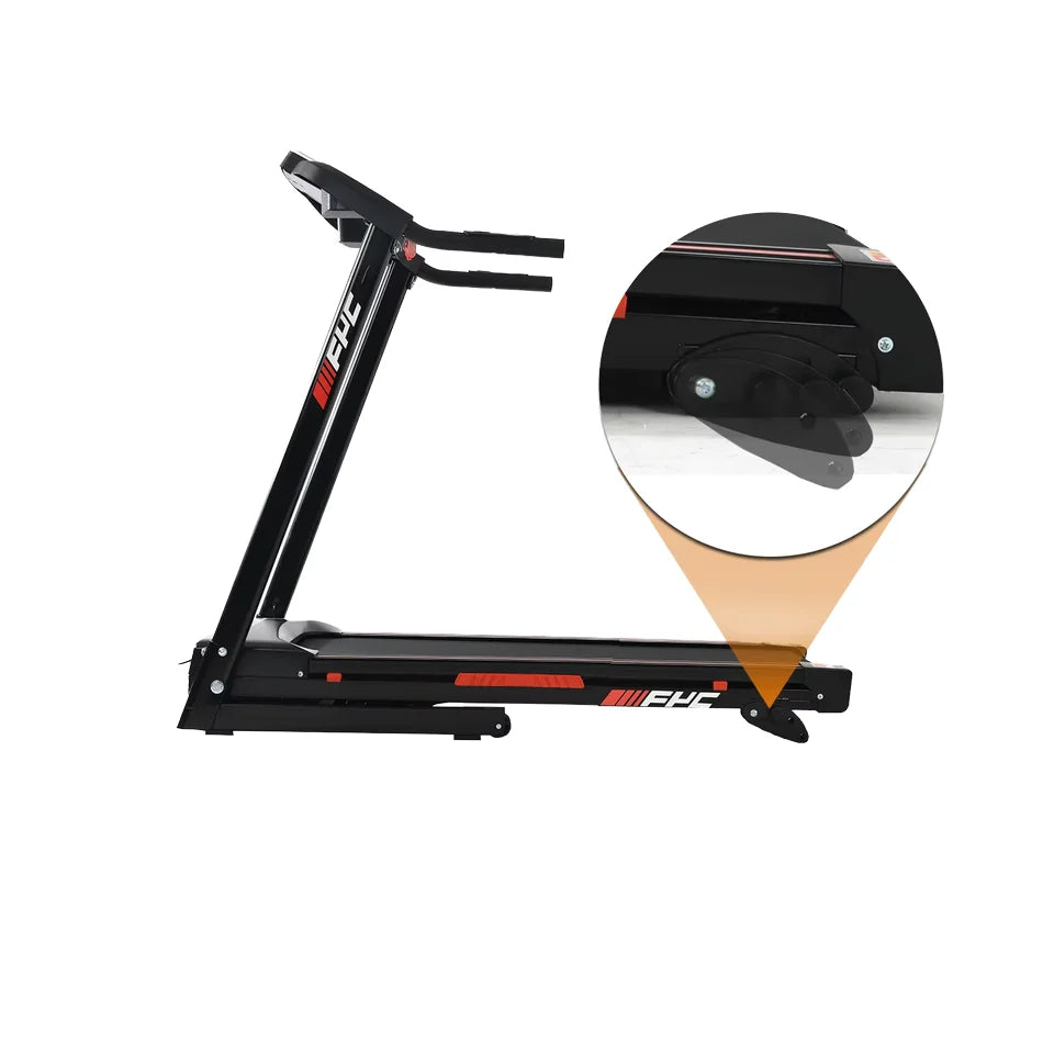 KREEDA Compact Home Use Fitness Running Machine Quiet Electric Treadmill with LCD Screen Foldable Design for Home Use