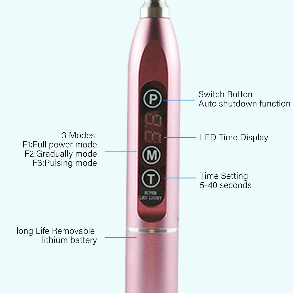 New Dental Wireless LED Curing Light Cure Lamp Pink Dental Product Dentist Tool Kits Orthodontic Use