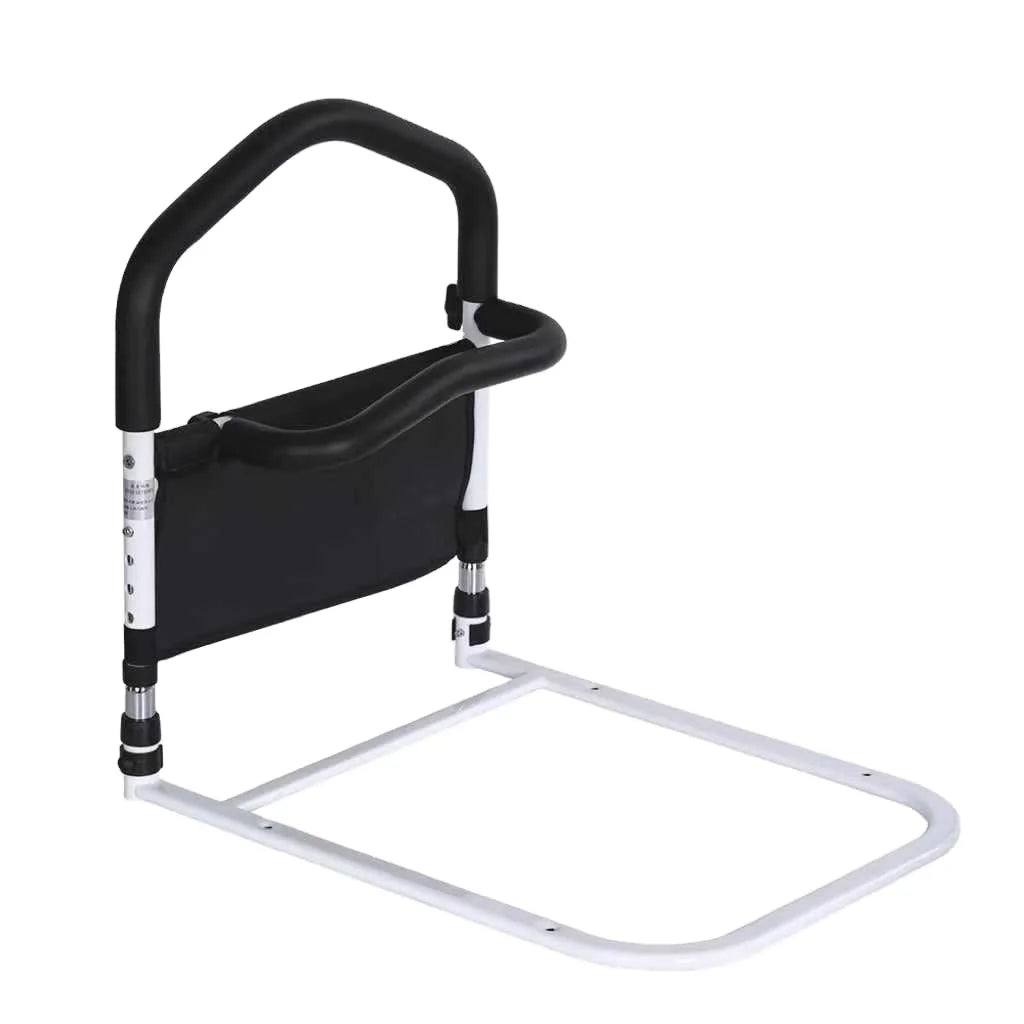Patient Folding Walker Portable Adjustable Bed Assist Rail Walking Sticks for Disabled