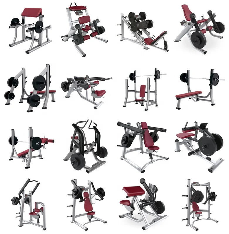Commercial Shoulder Exercise Gym Machine Iso Lateral High Row Fitness Equipment Back Row Machine Seated Rowing Machine