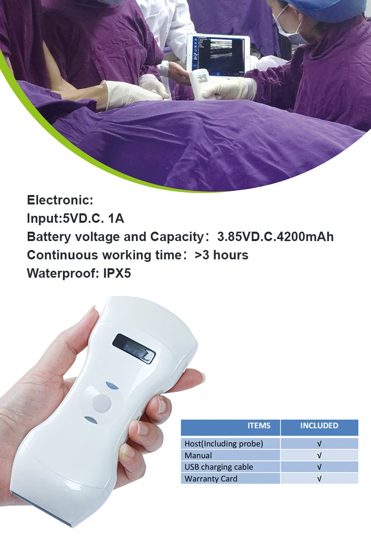New Arrival Clinic Hospital Use Portable Ultrasound Scanner Machine Portable Ultrasound Scanner Color Doppler Device