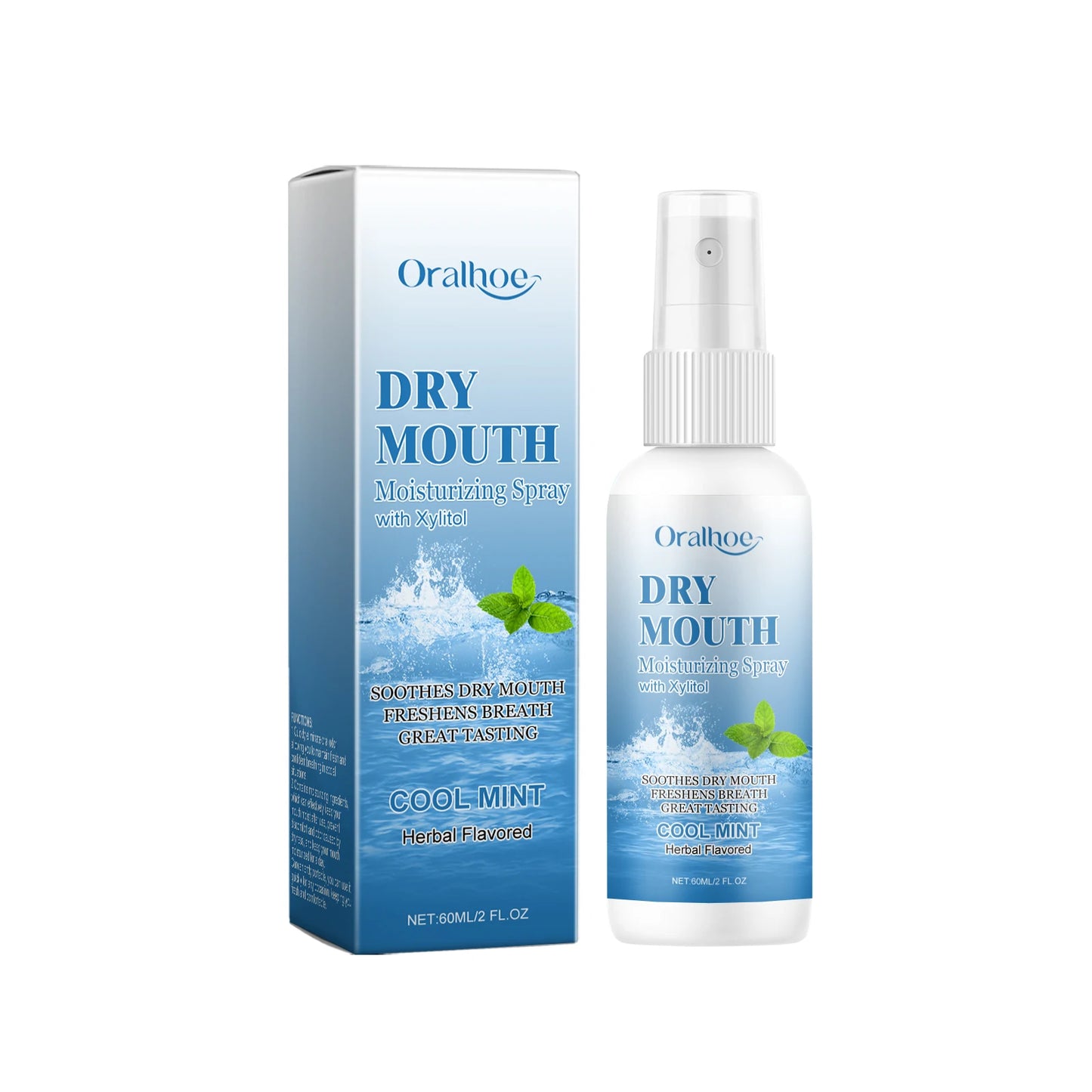 Oralhoe Teeth Cleaning and Moisturizing Daily Care Spray Gentle Oral Sprays for Stain Removal and Oral Health