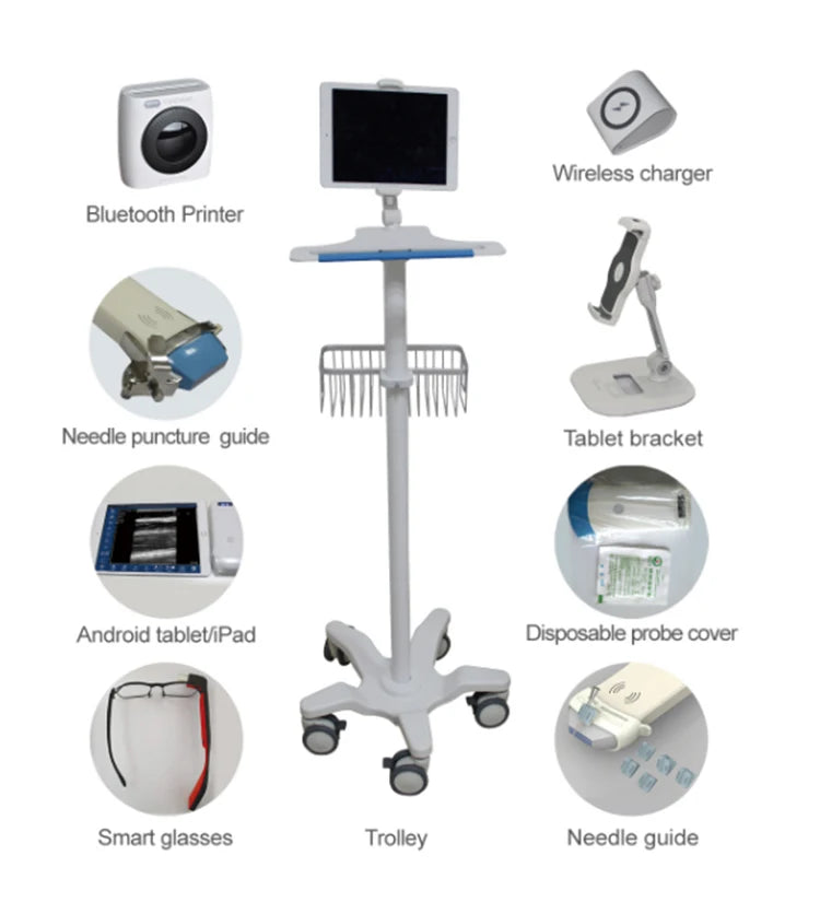 New Arrival Clinic Hospital Use Portable Ultrasound Scanner Machine Portable Ultrasound Scanner Color Doppler Device