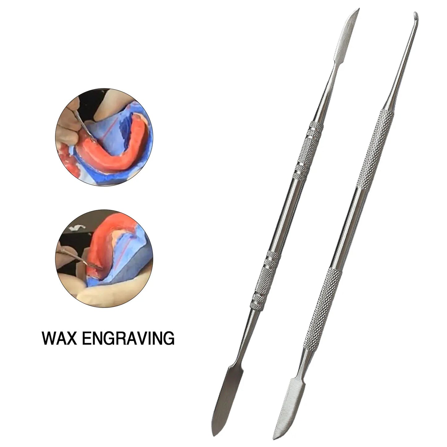 10PCS Dental Lab Stainless Steel Wax Carving Tool Set Dentist Sculpture Knife Dentistry Instrument