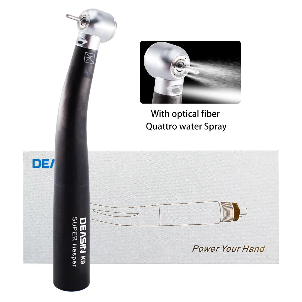DEASIN Dental Fiber Optic Handpiece Torque Head Air Turbine Ceramic Bearing Dentist Tool Fit for KV Four Spray Torque Head
