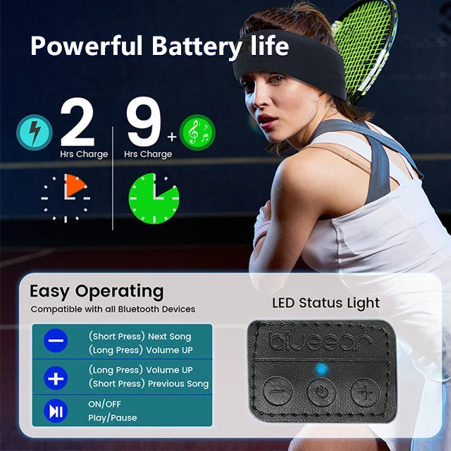 Seller Wireless Bt Sports Running Fitness Headscarf Earphones Headphones Headsets