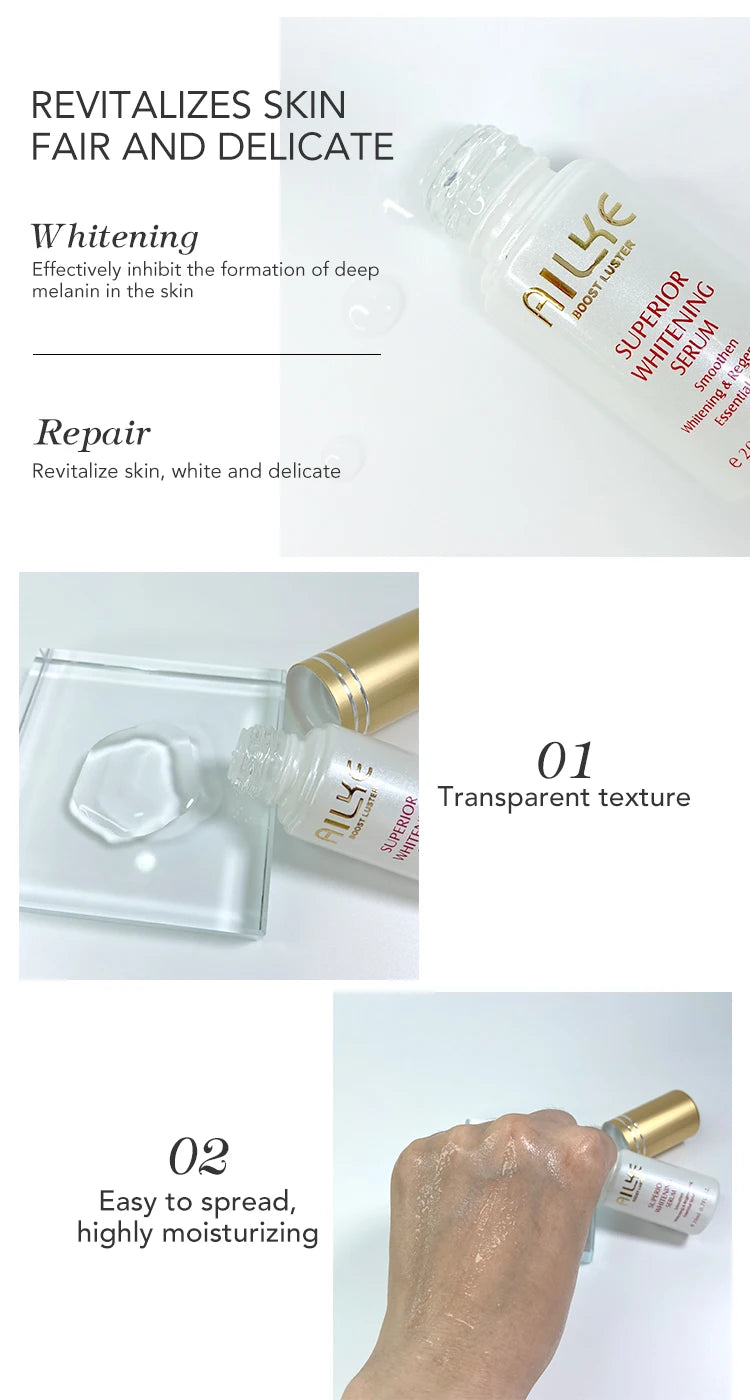 AILKE Whitening Moisturizing Facial Cream, Naturally Brighten Skin Tone, Remove Dark Spots, Clean Skin With Nicotinamide Spf35+