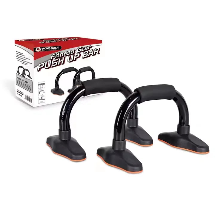 Win.max Push up Bars Strength Training with Non-Slip Sturdy Structure Portable for Home Fitness Training Floor Workouts