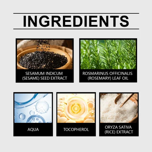 West Month Black Sesame Hair Care Essence Nourishes Hair Improves Dry Hair And Split Ends