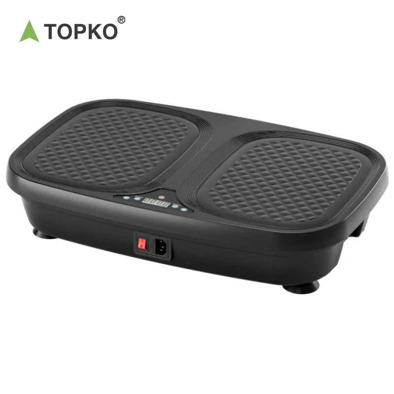 TOPKO US Warehouse Full-Body Indoor Exercise Vibrating Plate Home Fitness Machine with High-Efficiency Vibrating Platform