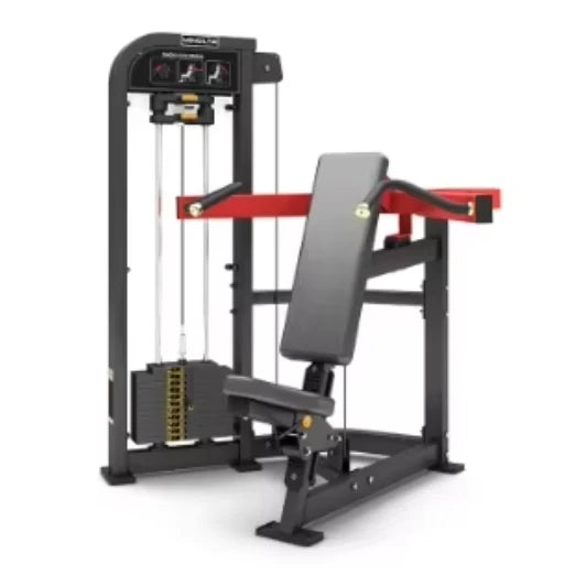 High Quality Steel Shoulder Press Gym Equipment Good Price Fitness Machines Indoor Exercise Pin Load Selection Machines