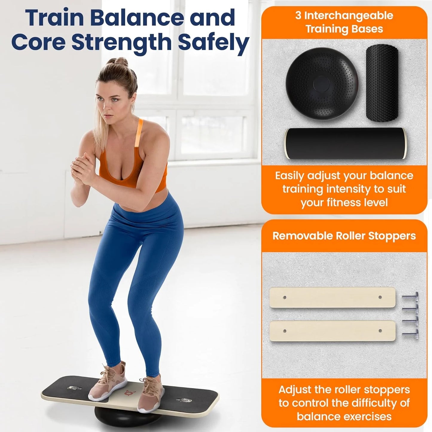Multi-Function Fitness Wooden Push-Up Board Kit With Pilates Bar Resistance Ba Sets Foldable Stand for Sports & Entertainment