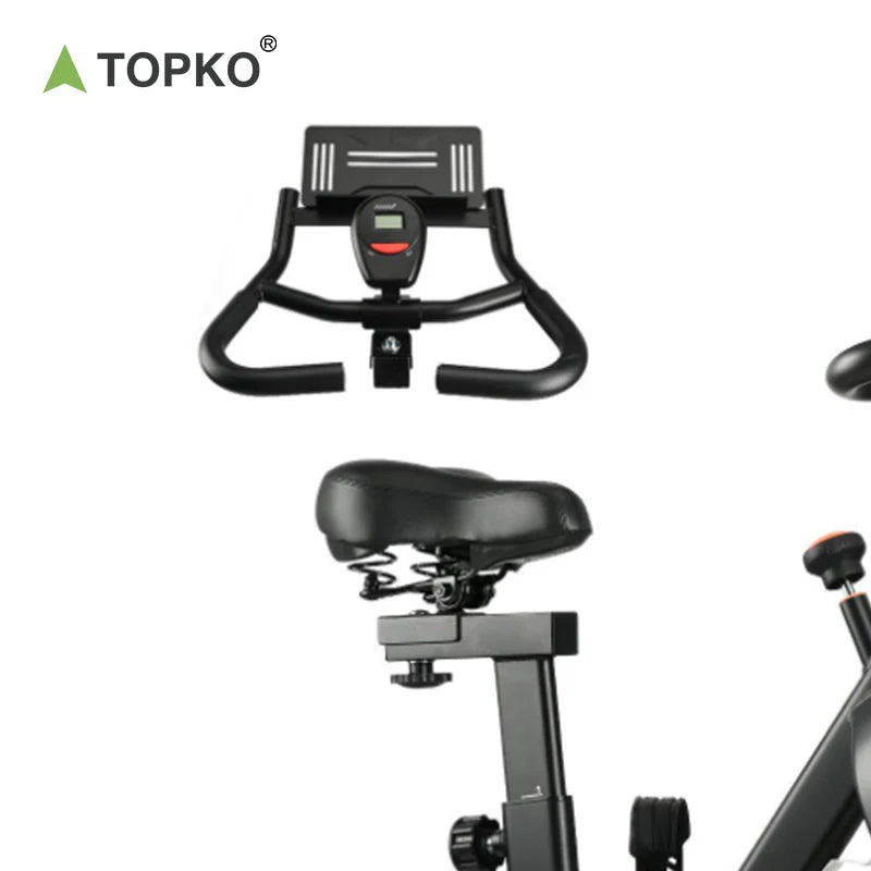 TOPKO US Warehouse Premium Stainless Steel Exercise Bike Durable Home Fitness Cycling Bike Workout Equipment