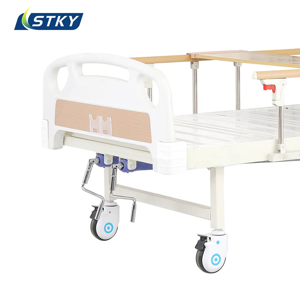 ISO CE Certificated Hospital ICU Bed Two Function Manual Hospital Furniture Medical Bed for Patient