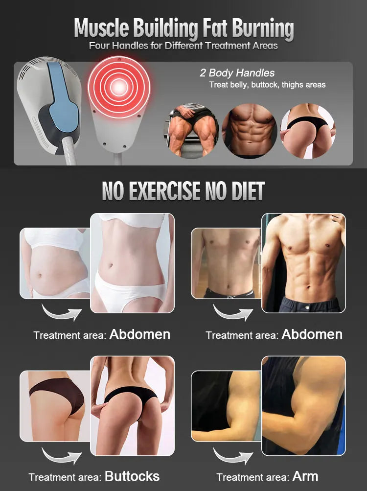 Taibo EMS Muscle Stimulator Fat Reduce Body Massager Abdominal Trainer Fitness Ems Slimming Machine