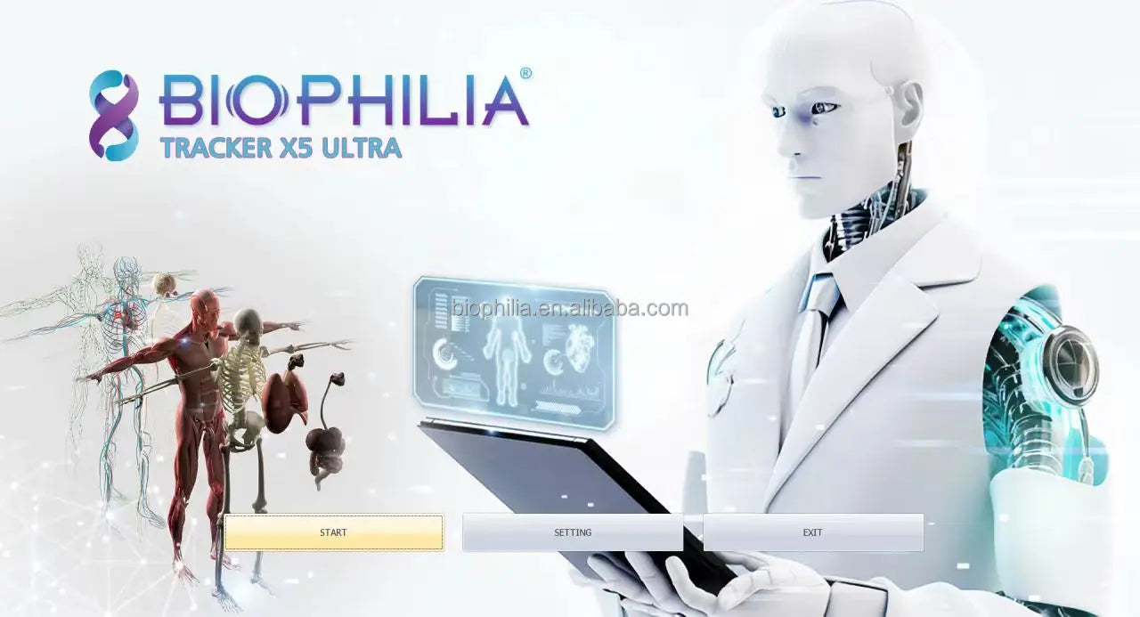 Home and Hospital Use Portable Body Health Analyzer Nls Bioresonance Machine Biophilia Tracker X5 Max