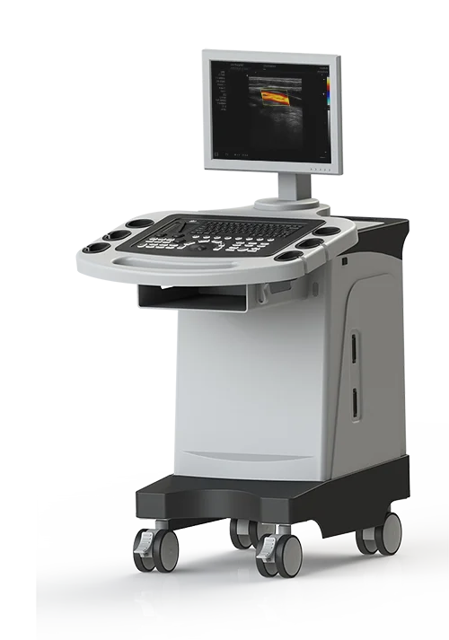 Hospital Ultrasound Machine Hand-Push E2000 Technical Parameters Color Doppler Ultrasound Imaging System