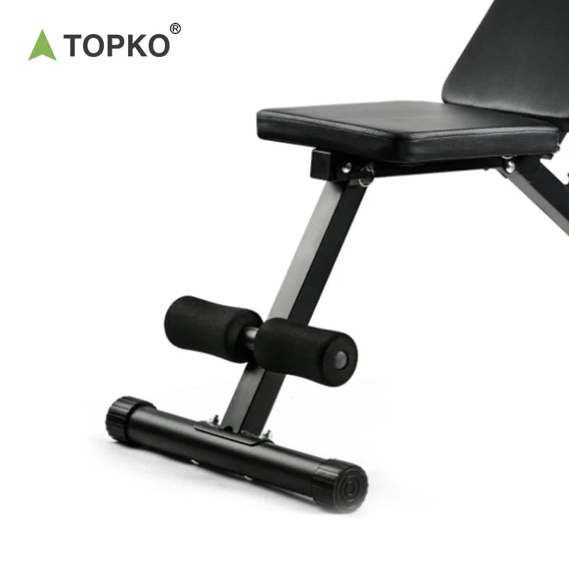 TOPKO US Warehouse Premium Gym Dumbbell Bench Home Fitness Metal Weight Bench