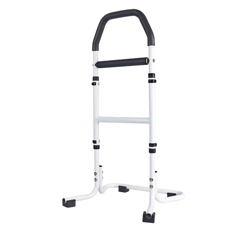 Patient Folding Walker Portable Adjustable Bed Assist Rail Walking Sticks for Disabled