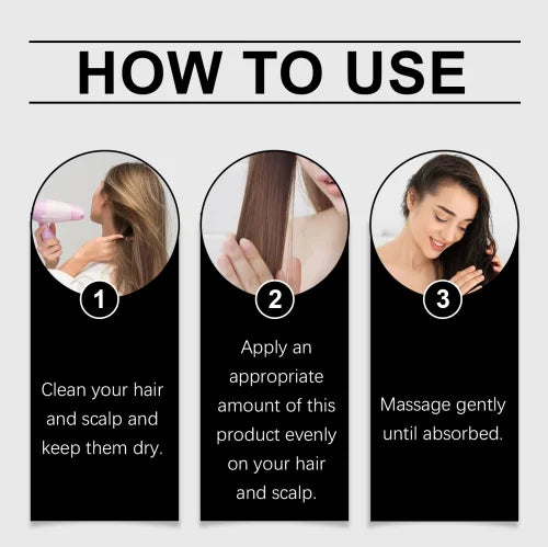 West Month Black Sesame Hair Care Essence Nourishes Hair Improves Dry Hair And Split Ends