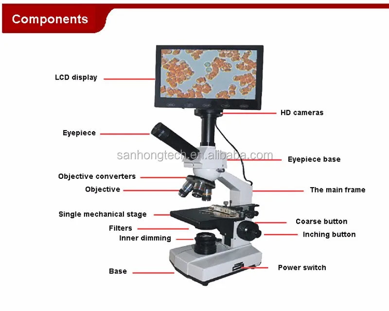 2024 Hospital Blood test Machine Scanning Electron Microscope With Low Price