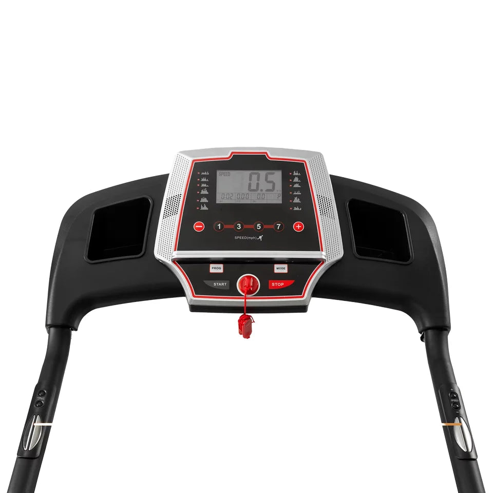 KREEDA Compact Home Use Fitness Running Machine Quiet Electric Treadmill with LCD Screen Foldable Design for Home Use