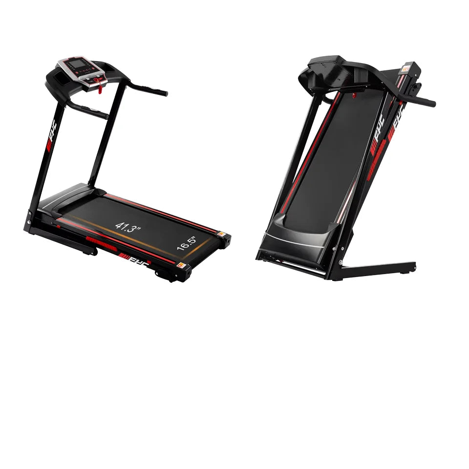 KREEDA Compact Home Use Fitness Running Machine Quiet Electric Treadmill with LCD Screen Foldable Design for Home Use