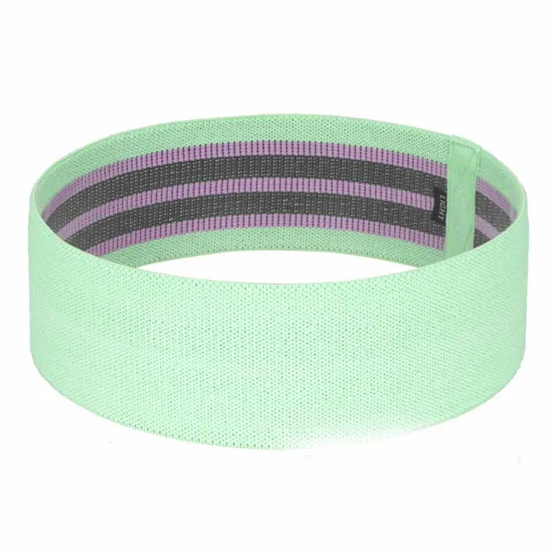 2023 Fitness Custom Logo Printed Yoga Fabric Exercise Legs Glutes Gym Booty Hip Resistance Bands