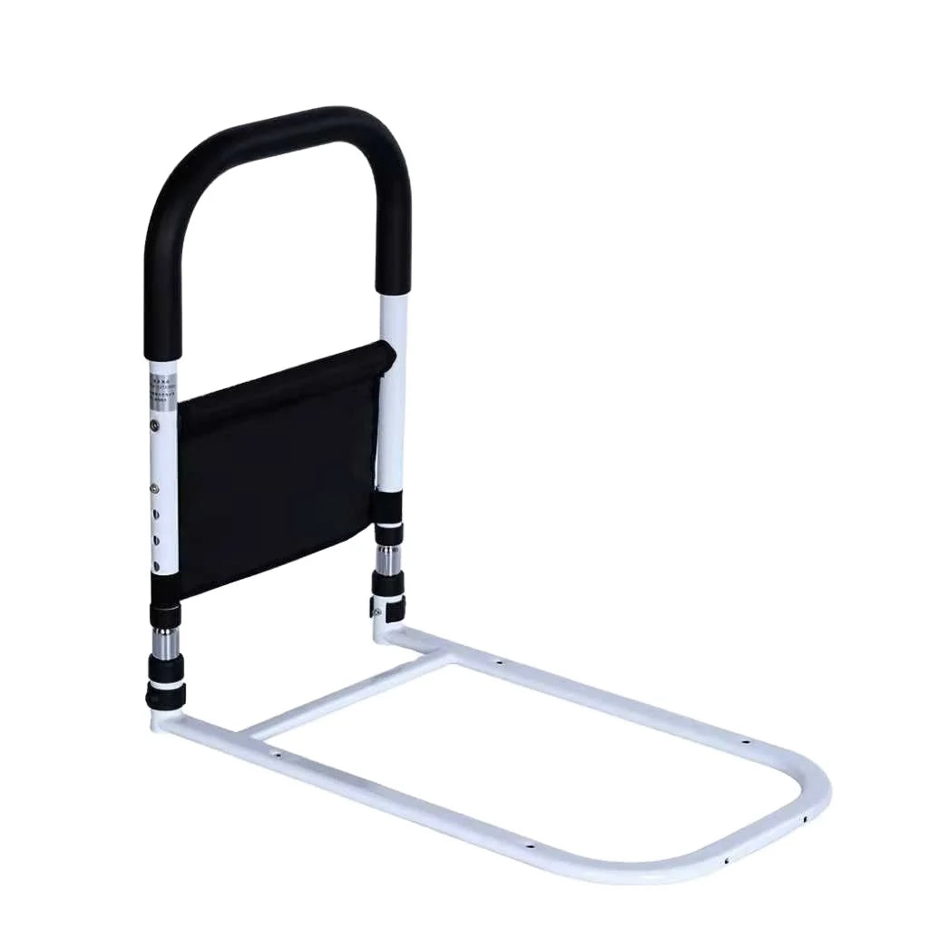 Patient Folding Walker Portable Adjustable Bed Assist Rail Walking Sticks for Disabled